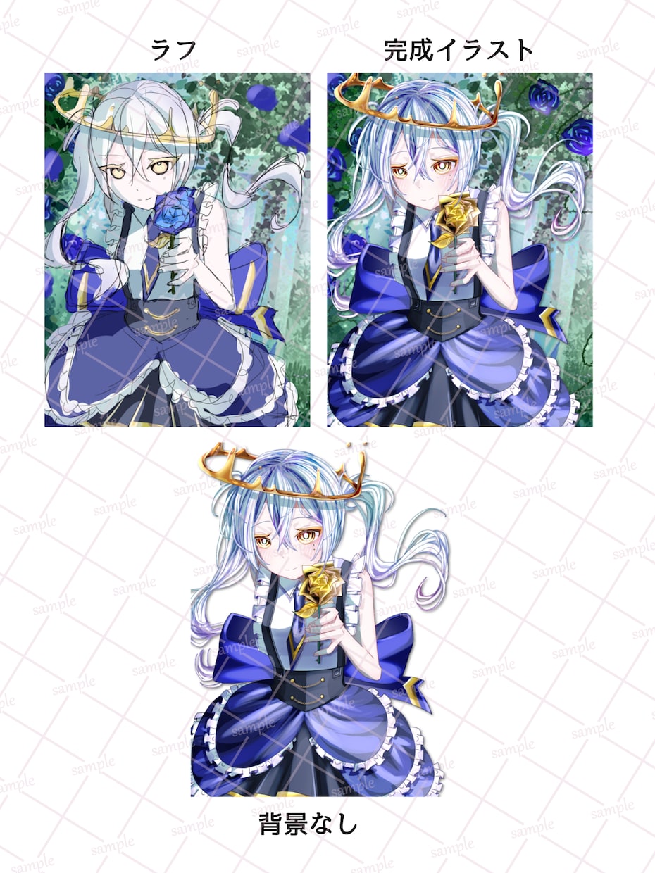 色鮮やかで魅力的な一枚絵をお描きします 商用利用可、複雑な装飾も追加料金なしです！ イメージ2