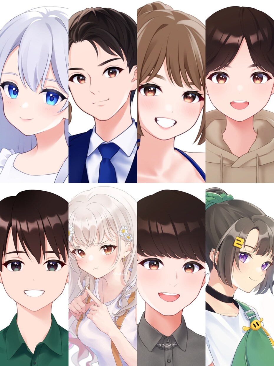 立ち絵~アイコン◎キャラクターイラストを制作します Vtuber/TRPG/配信などで活躍するお姿へ イメージ5