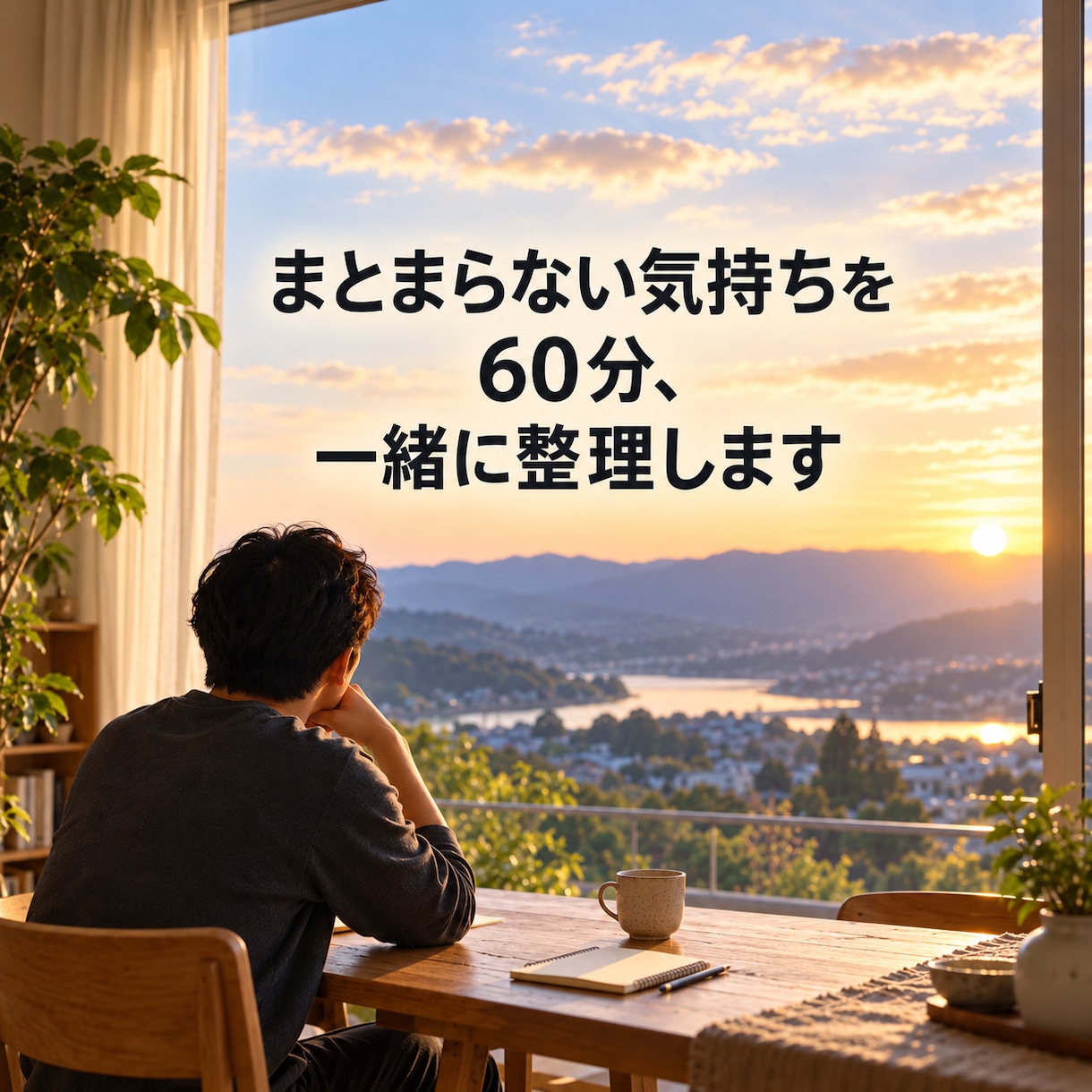 まとまらない気持ちを60分、一緒に整理します 話して見えてきた気づきと、大切にしたいことを持ち帰る時間 イメージ1