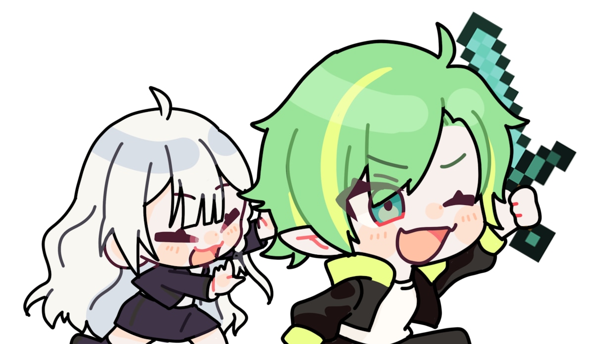 商用OK！SD・ミニキャラ描きます アイコン・グッズにも！かわいく印象に残るオリジナルイラスト イメージ6