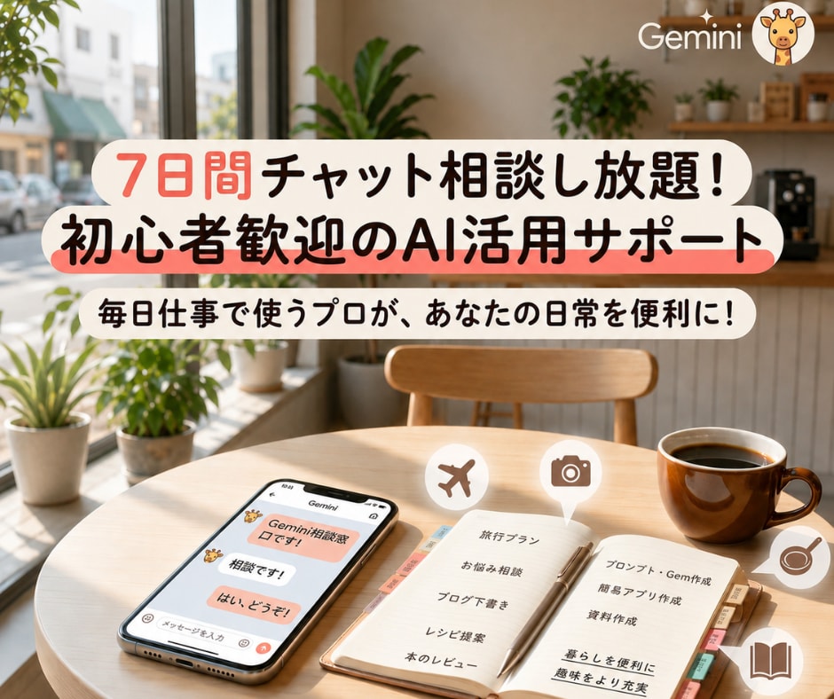 毎日を豊かに！毎日AIを使う私が優しくサポートます 7日間チャット無制限！プロンプト作成代行オプションあり イメージ1