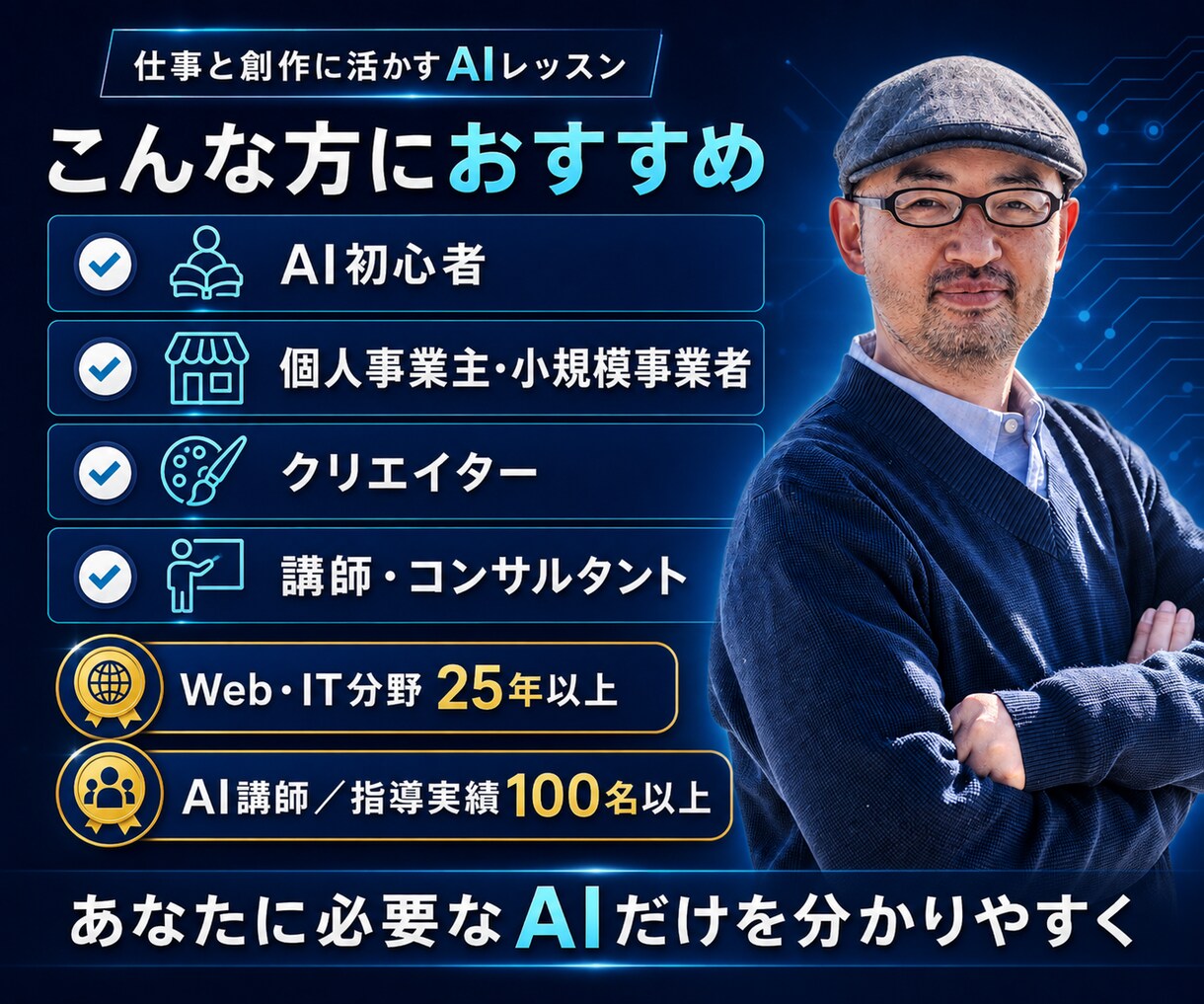 AI講師があなたに合うAI活用法を個別指導します 知るだけで終わらない、仕事で使えるマンツーマンAI実践講座 イメージ5