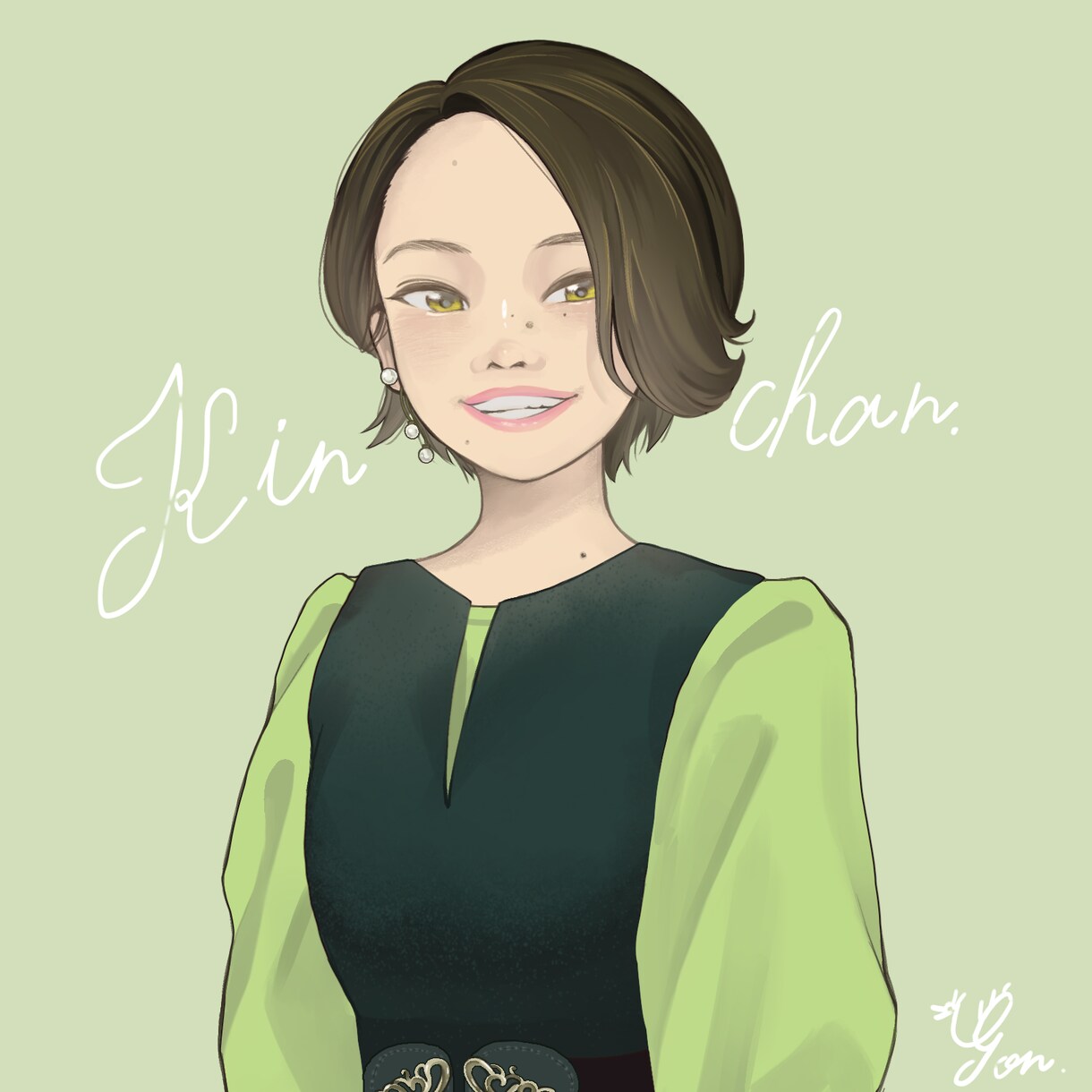 オシャレな似顔絵作成します 名刺や贈り物に最適!個性豊かでオシャレな似顔絵はいかがですか イメージ1
