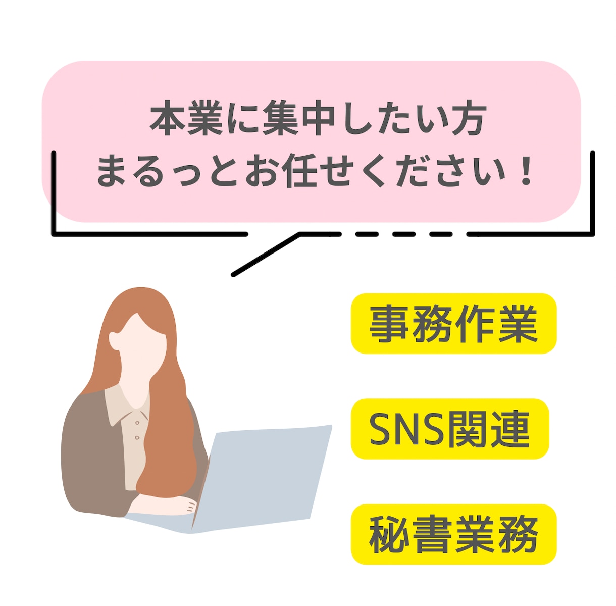 オンライン事務、身の回りの作業を代行します 顧客管理、リマインド、お問い合わせ対応全てお任せください イメージ1