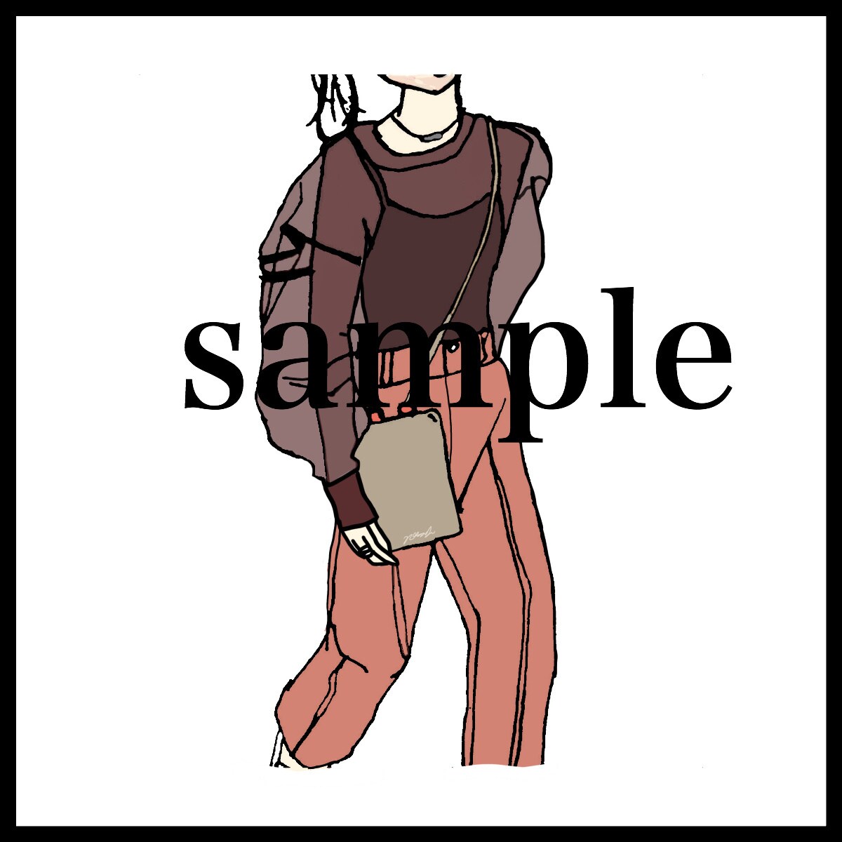 お洒落な似顔絵、イラスト、SNSアイコン書きます 雑誌のイラストを手掛けるデザイナーがイラストを制作します イメージ2