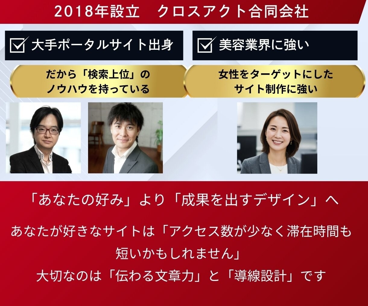 デザイン＋集客できるLPを制作します 女性目線・高級感・かわいい・上品なLPを得意とします イメージ9
