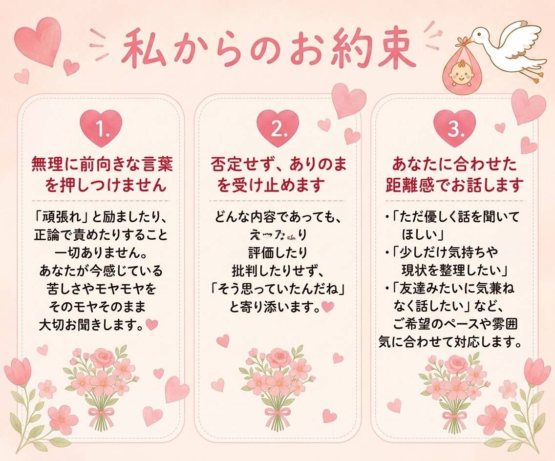 20代看護師・助産師☘️あなたの悩みに寄り添います 恋愛、人間関係、妊娠・出産・産後のお悩み、子育ての不安など イメージ3