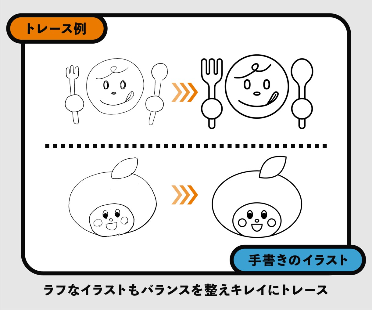 ロゴやイラスト、Aiデータ化いたします 粗い画像や手書きイラストもAiデータに清書いたします イメージ2