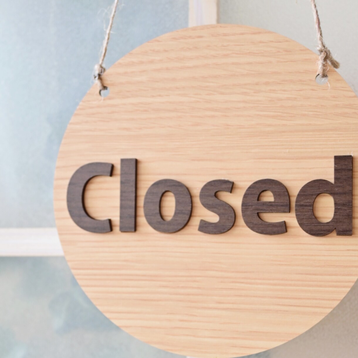 シンプル丸型OPEN&CLOSEボード制作します 開店祝いや新装開店の贈り物にもおすすめ♪ イメージ2