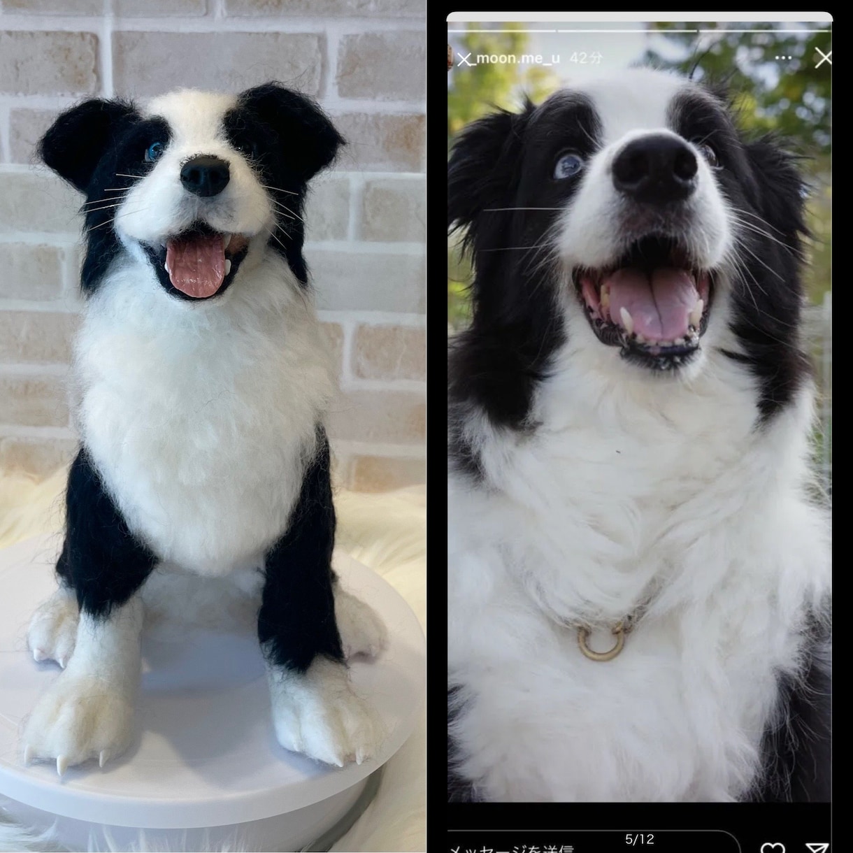 愛犬のうちの子オーダーお作りします もう一度会いたい愛犬を羊毛フェルトでお迎えしませんか？ イメージ8