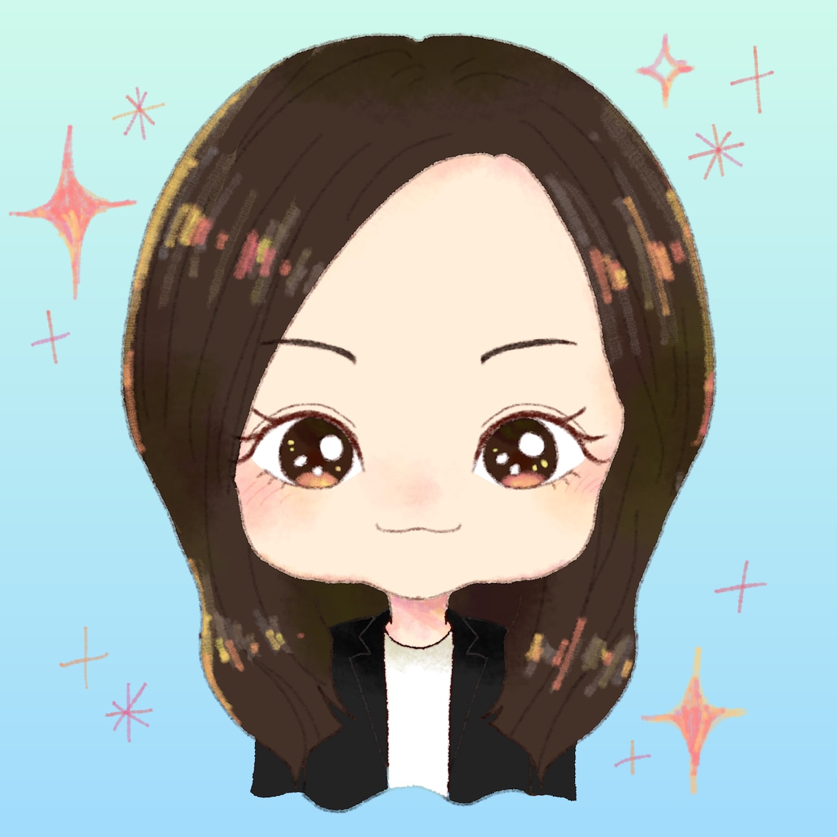 おしゃれ&ポップで可愛い似顔絵描きます 最短3日で納品！SNSアイコン、名刺や大切な方への贈り物に♡ イメージ2