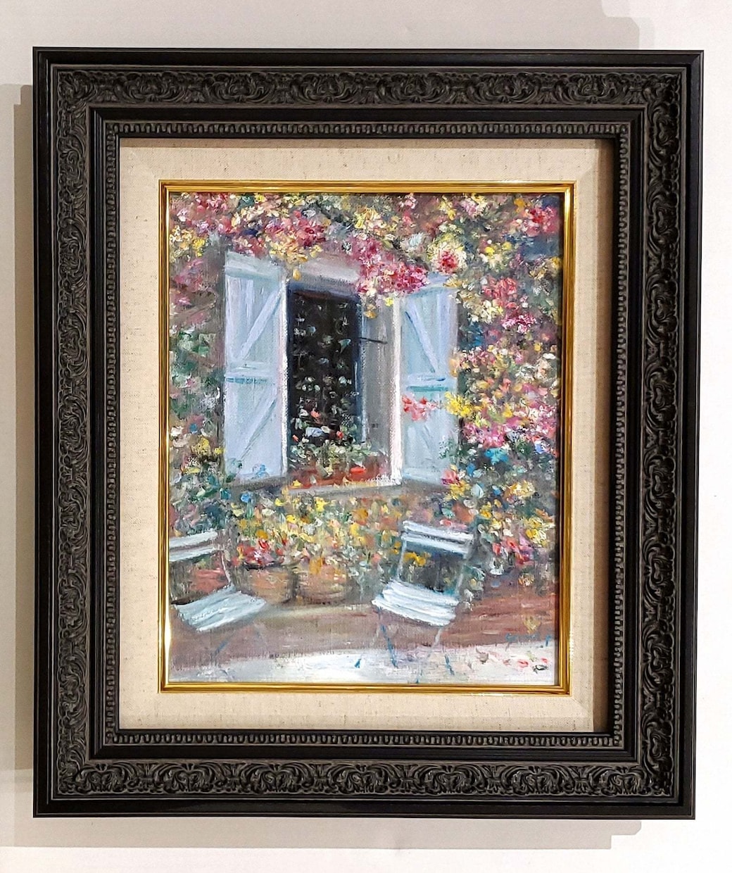 印象派のようなタッチのプロの画家が油絵を制作します サイズ：F3/額付/表紙絵/贈答用/商用利用/お部屋に飾る絵 イメージ3
