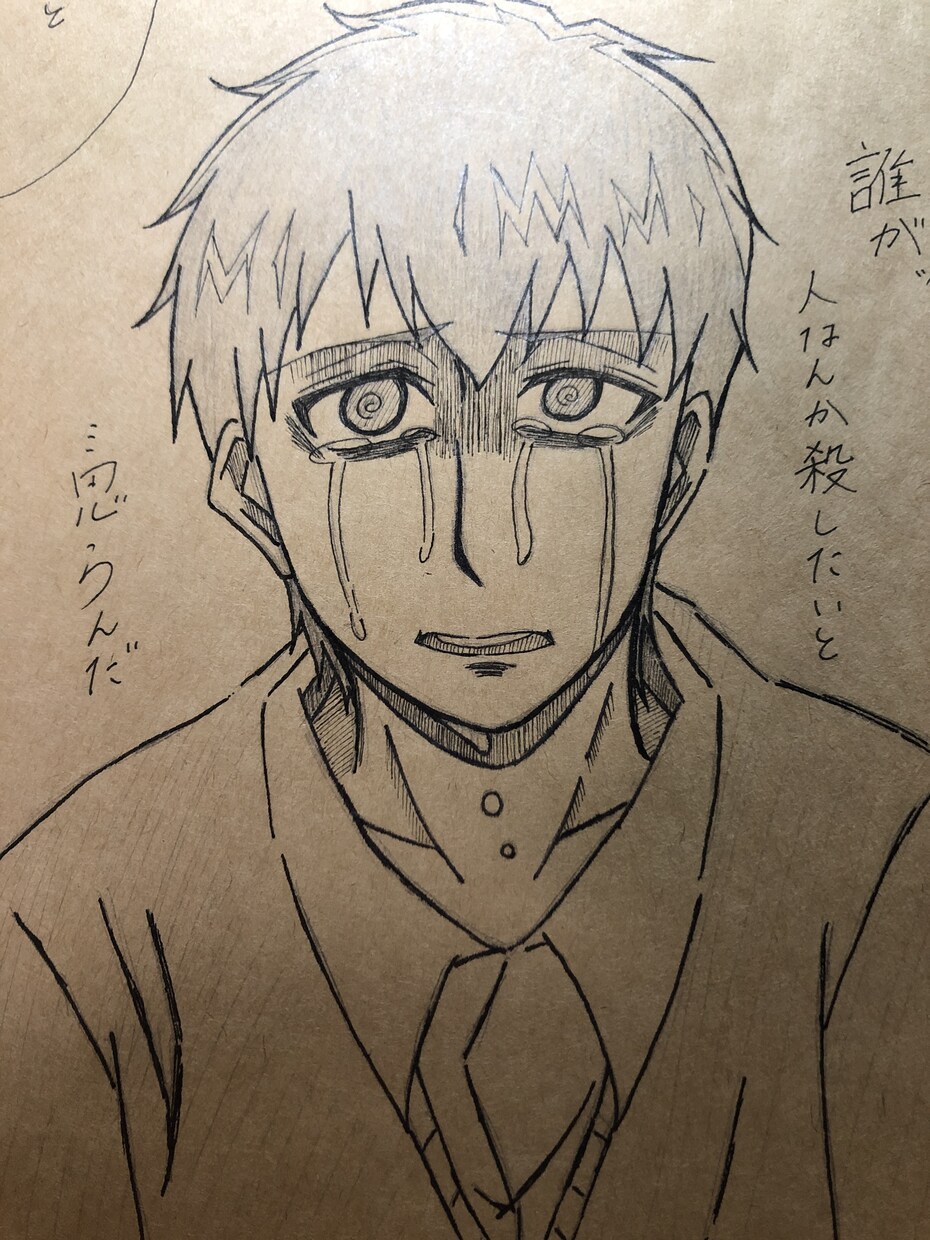 初心者ですがアニメのイラストを描かせて頂きます 線画や白黒・色付き等のイラストでハガキに心を込めて描きます。 イメージ8