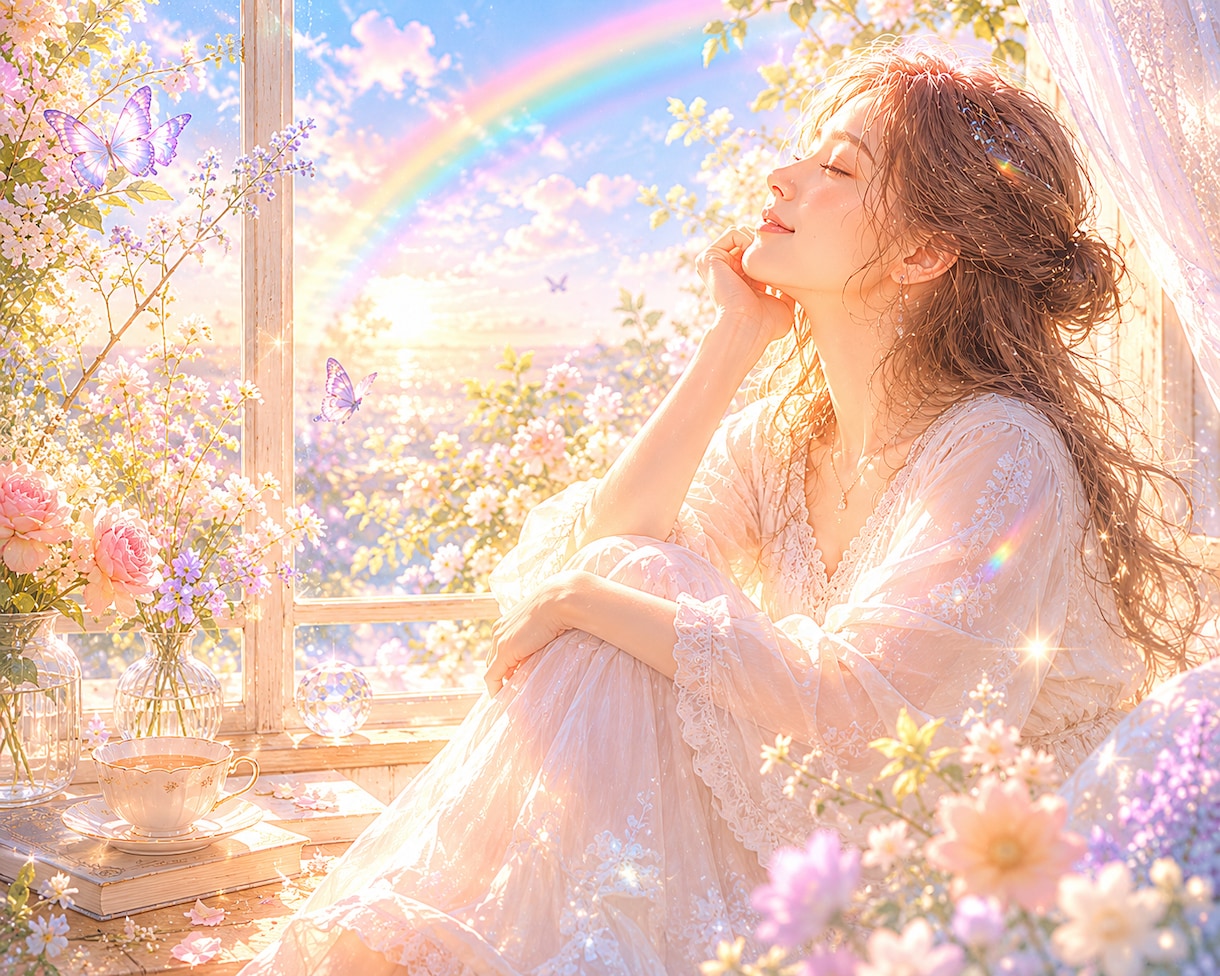 虹色の休憩所であなたのお話聴きます ⭐心をゆるめて⭐あなたのペースで自由に話せます♪ イメージ2