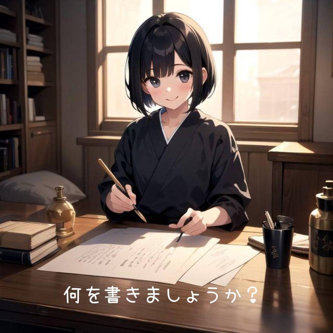 書道で文字書きます 墨を磨り、集中して、書かせていただきます。 イメージ1