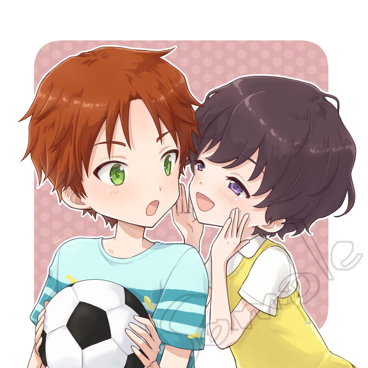 BL・GL可！アイコンや一枚絵など制作します 中高生くらいの可愛らしい男の子・女の子が得意です！ イメージ3