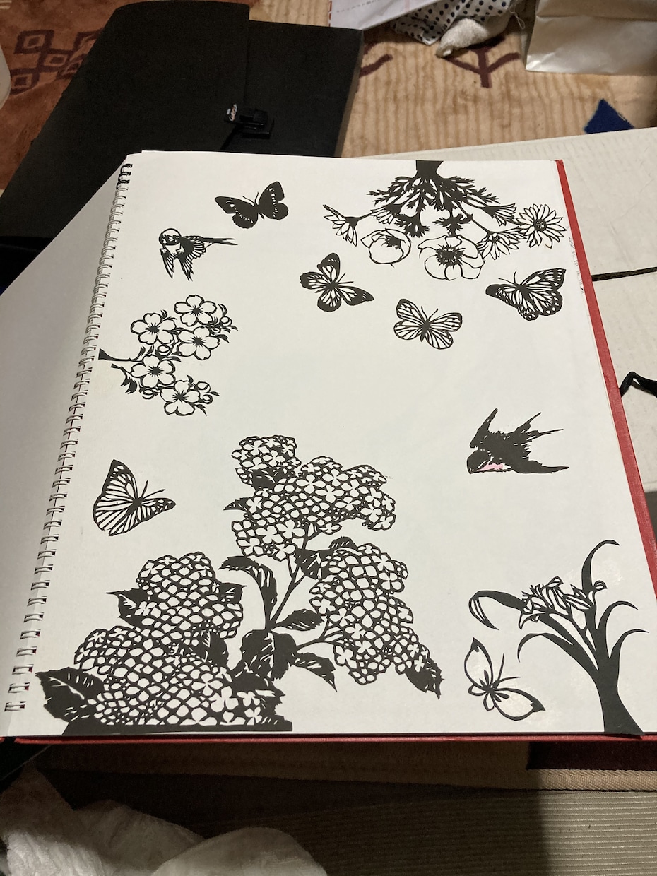 簡単な切り絵を製作致します お気に入りの絵を、切り絵として製作します。 イメージ2