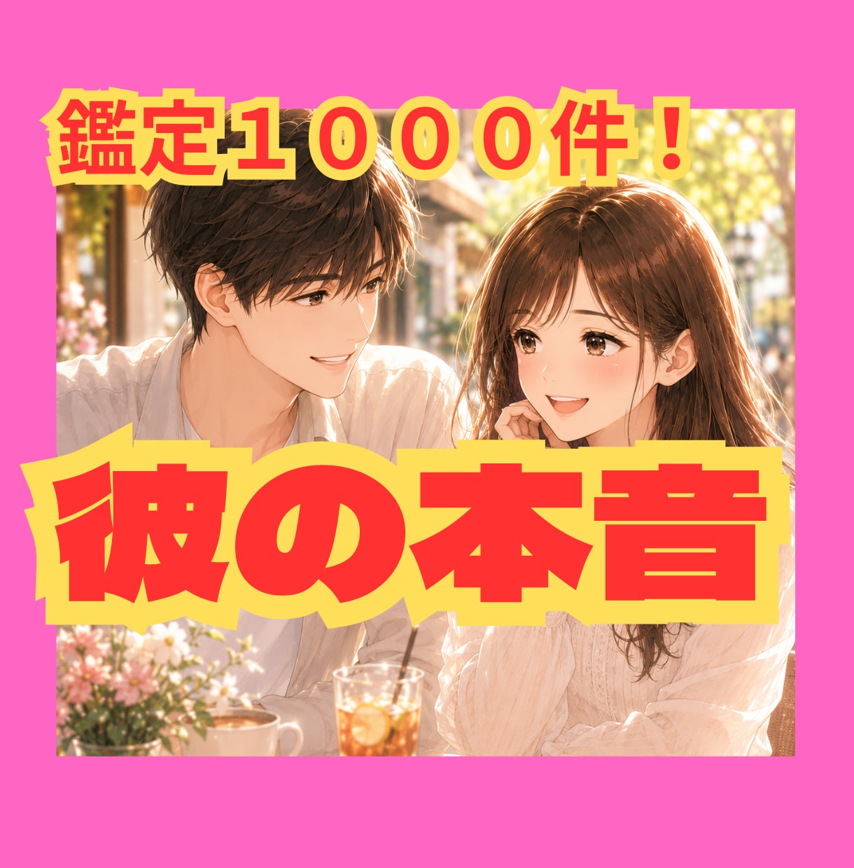 彼の本心２つを500円で恋愛タロット鑑定します 鑑定件数１０００件超えの私が彼の気持ちを占います！ イメージ1