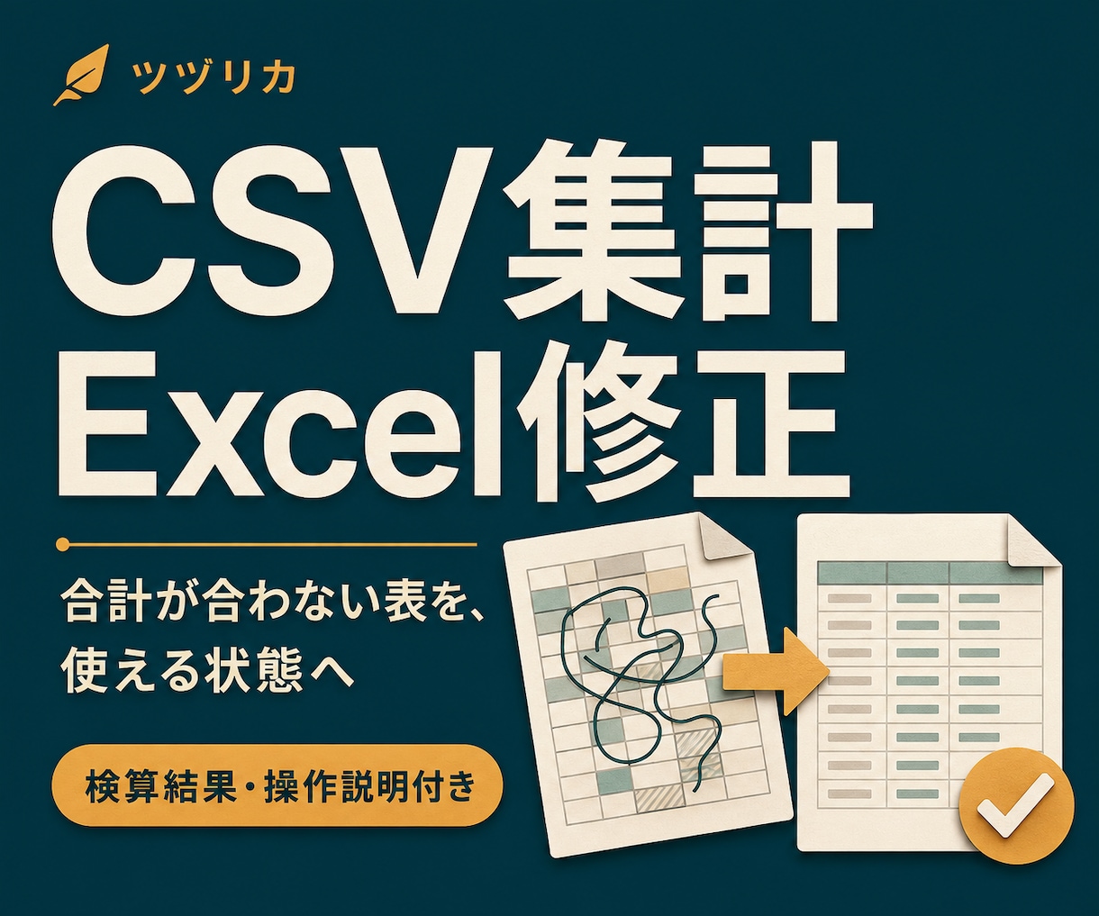 CSV集計・Excelの不具合を修正します - 補足：CSV集計・Excelの不具合を修正します イメージ1