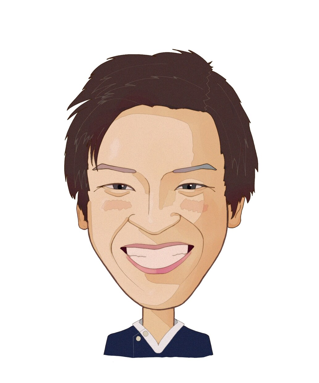特徴を捉えた分かりやすい似顔絵を描きます あなたの素敵な笑顔をイメージ！ イメージ1