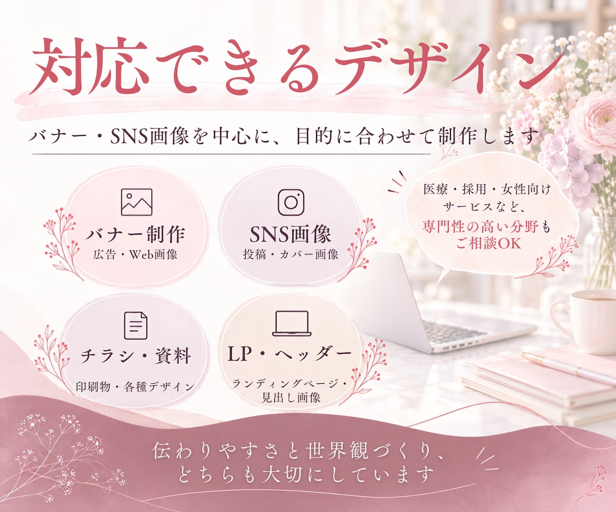 広告バナーを制作します 丁寧なヒアリングで想いをカタチにします イメージ3