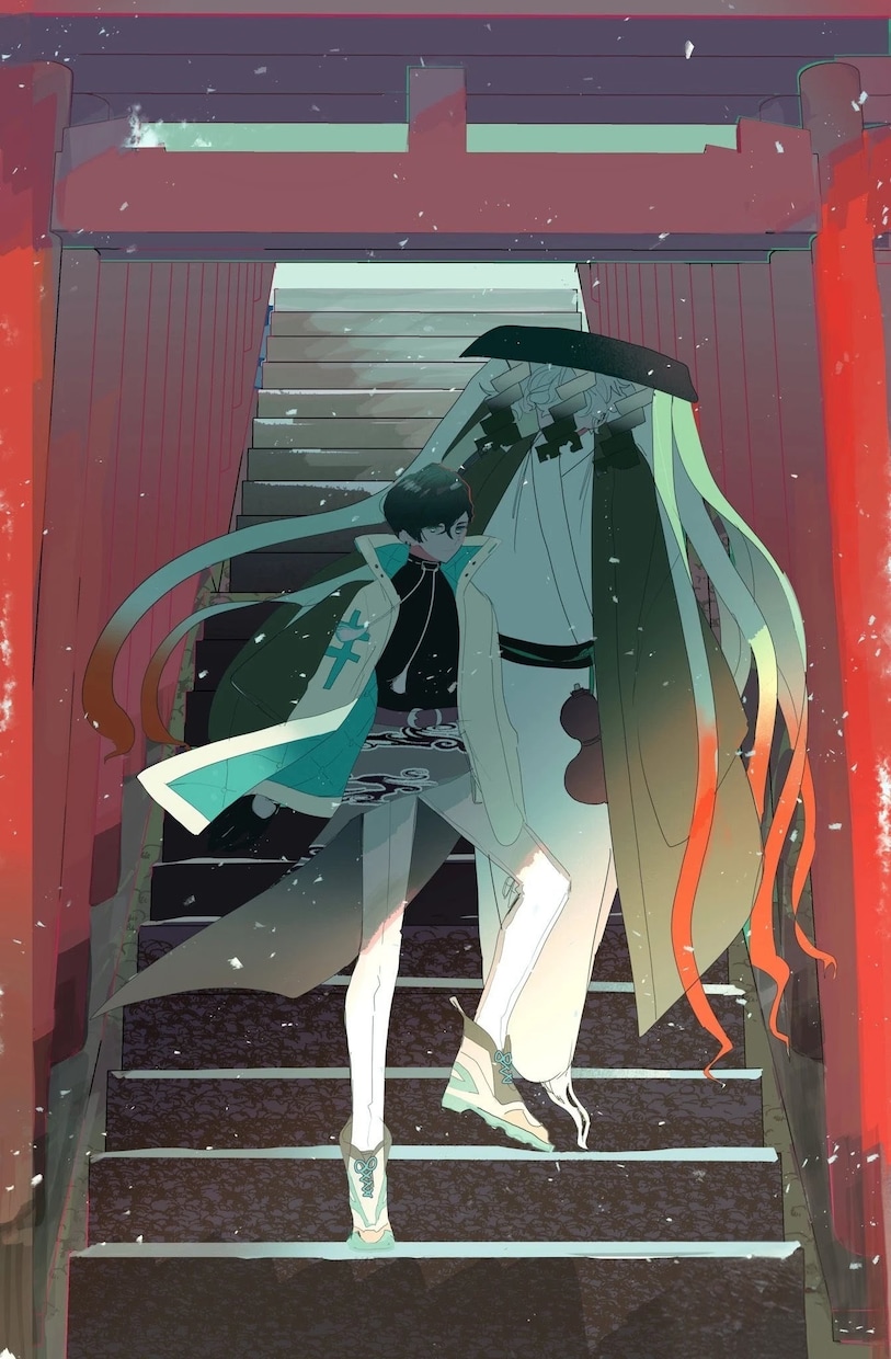 目にとまる一枚絵表紙・挿絵お描きします 同人誌～小説、歌ってみたなどお任せください！ イメージ2