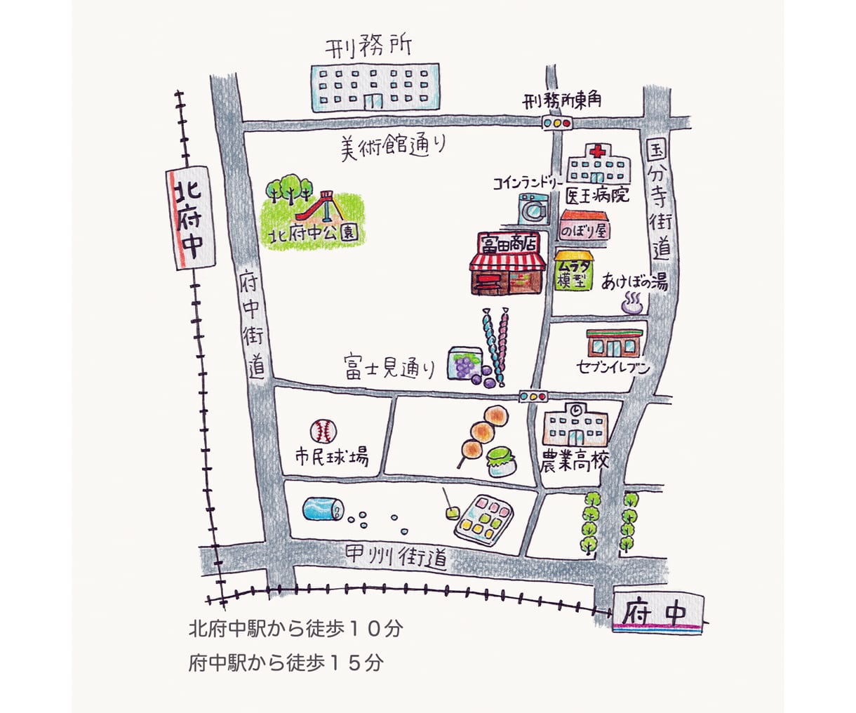 ユニークな手描きイラストMapお作りします ／イベントのMapや案内図に大活躍！ イメージ6