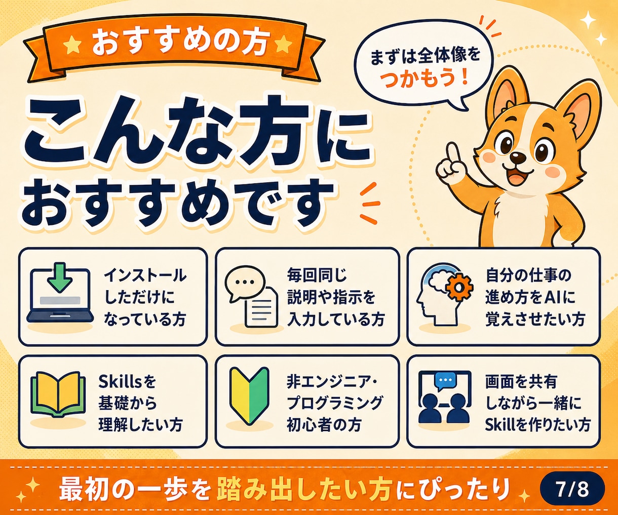初心者向けAIエージェントSkillsを教えます 1時間で自分専用のSkillを1つ作成します イメージ7