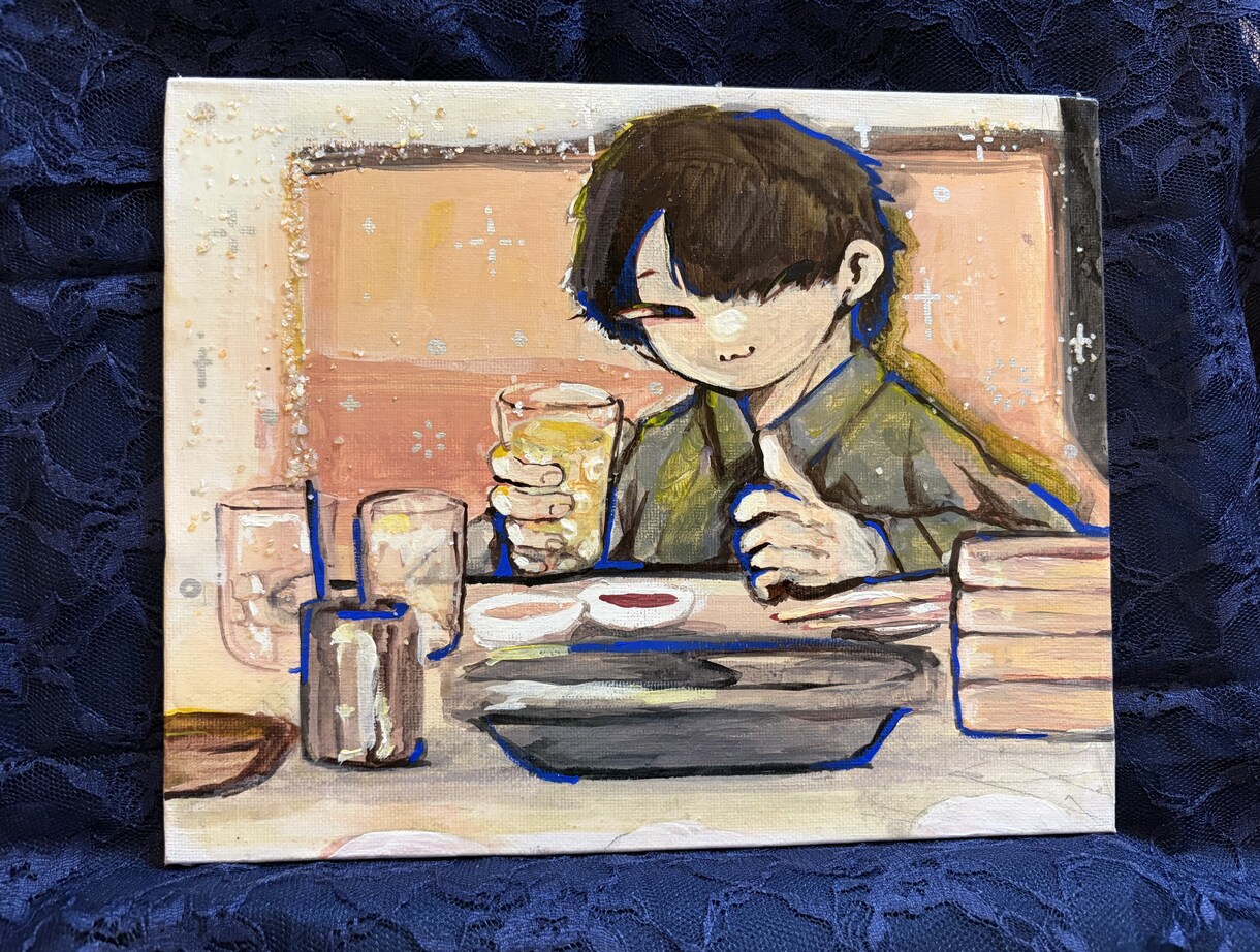 小さめのキャンパスアート作成いたします 世界に1枚、あなただけの作品を郵送にてお届け致します！ イメージ2