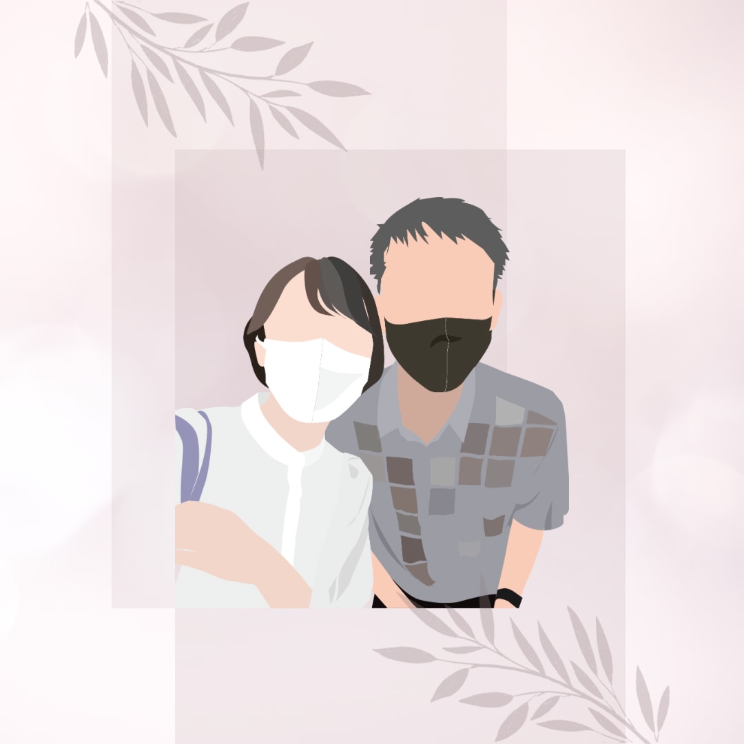 思い出の写真をイラストにします SNSアイコンに、大切な記念日に、特別な人へのプレゼントに！ イメージ4
