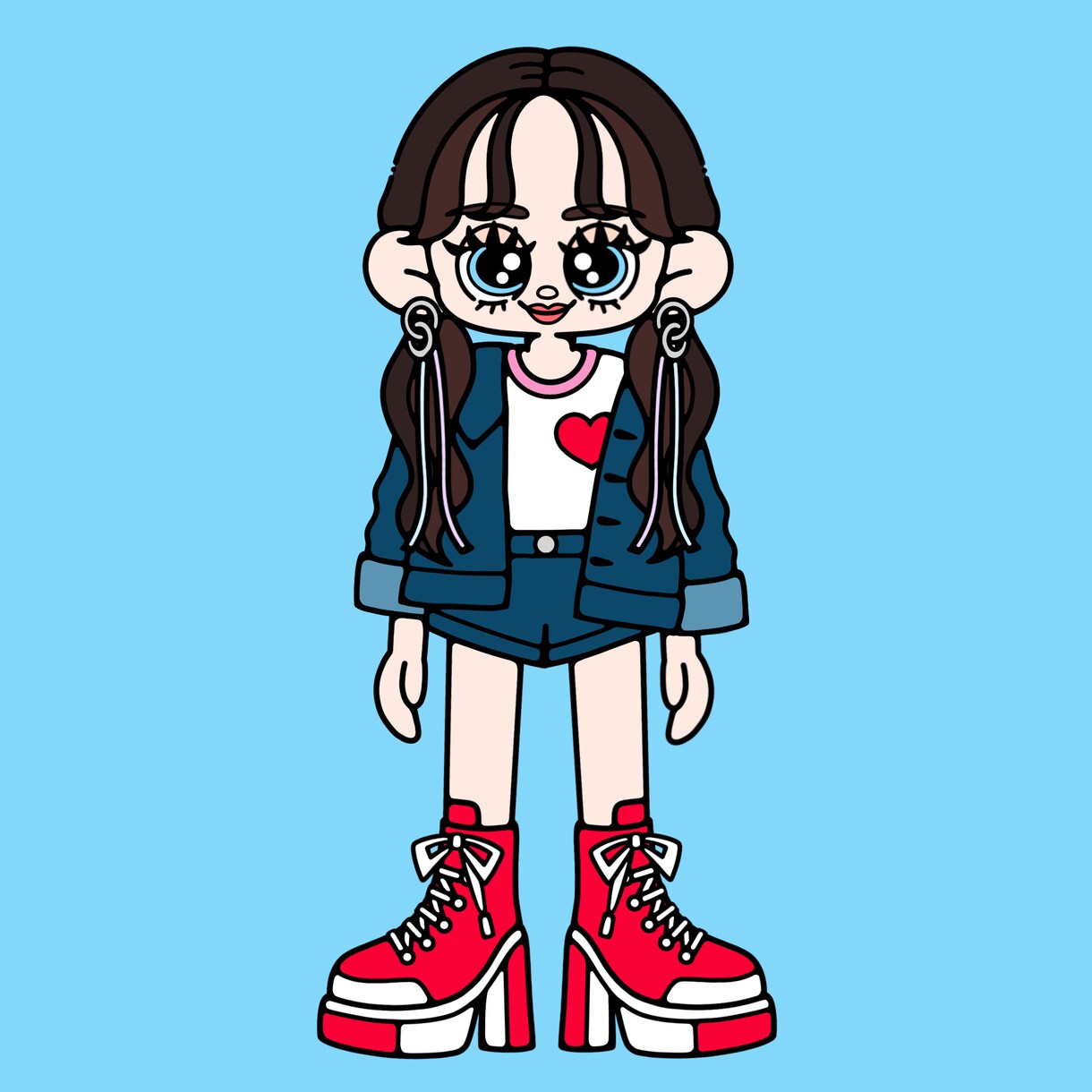似顔絵風イラストお描きします ポップでハッピーな似顔絵風イラスト イメージ3