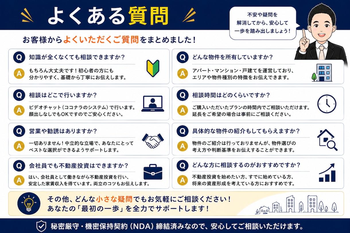 会社員大家が初心者向けに不動産投資を教えます 3棟14戸運営中の現役大家が実体験でサポートします イメージ7