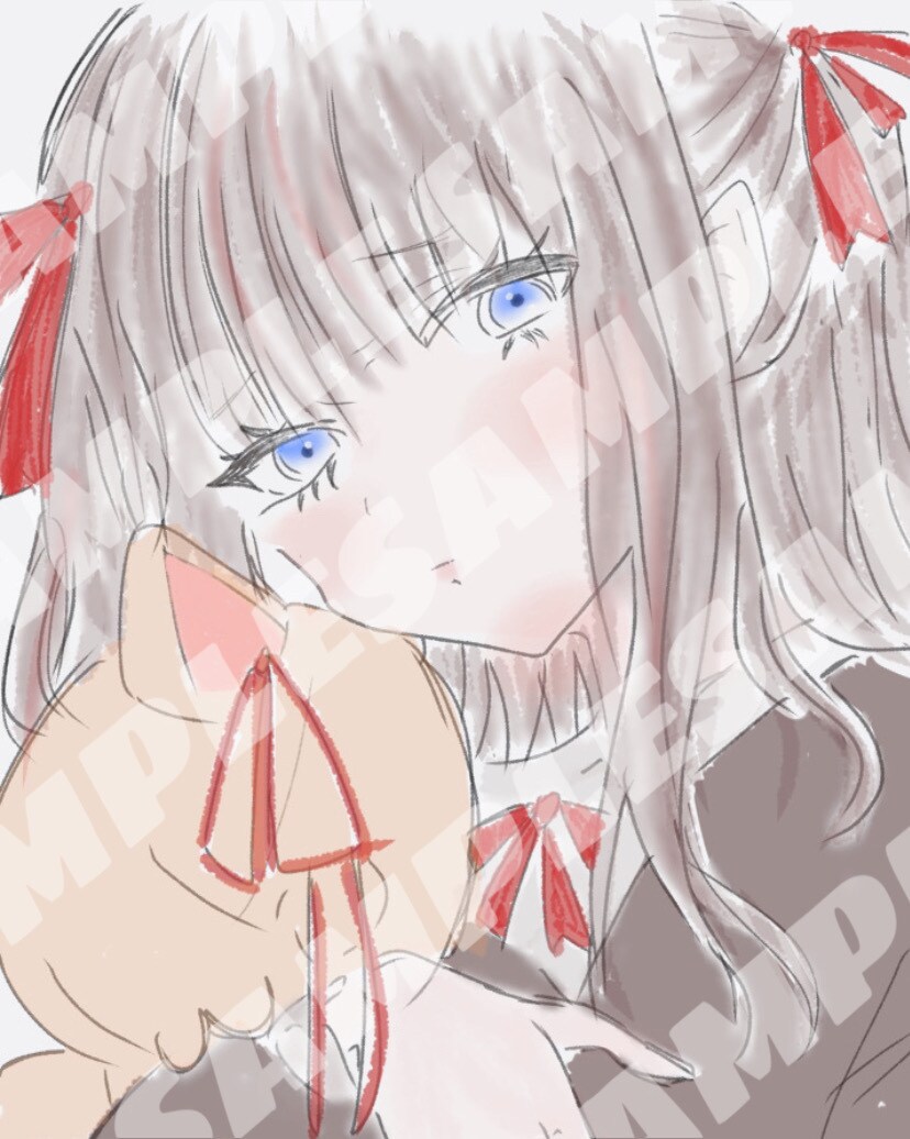 アイコンをはじめとするイラストを提供します 堕落したJDが汚部屋で一生懸命描いた絵です イメージ1