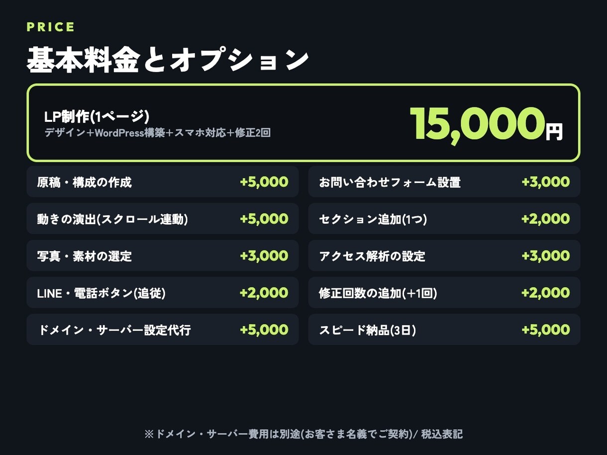 WordPressでランディングページを制作します 1.5万円〜|フォーム付き・スマホ対応・自分で更新OK イメージ4