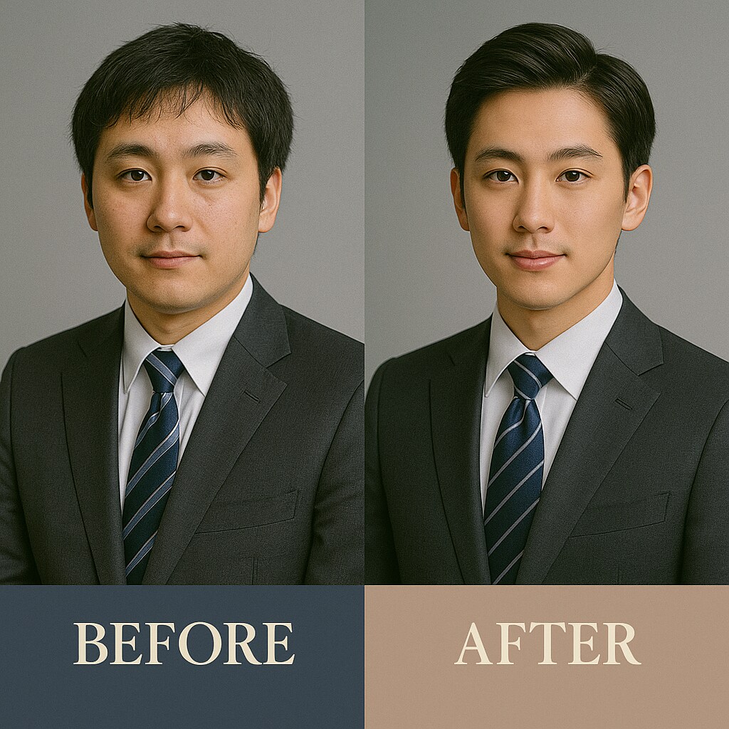 プロ品質で人物写真をレタッチします ※実績作りの為先着5名様まで1000円！ イメージ4