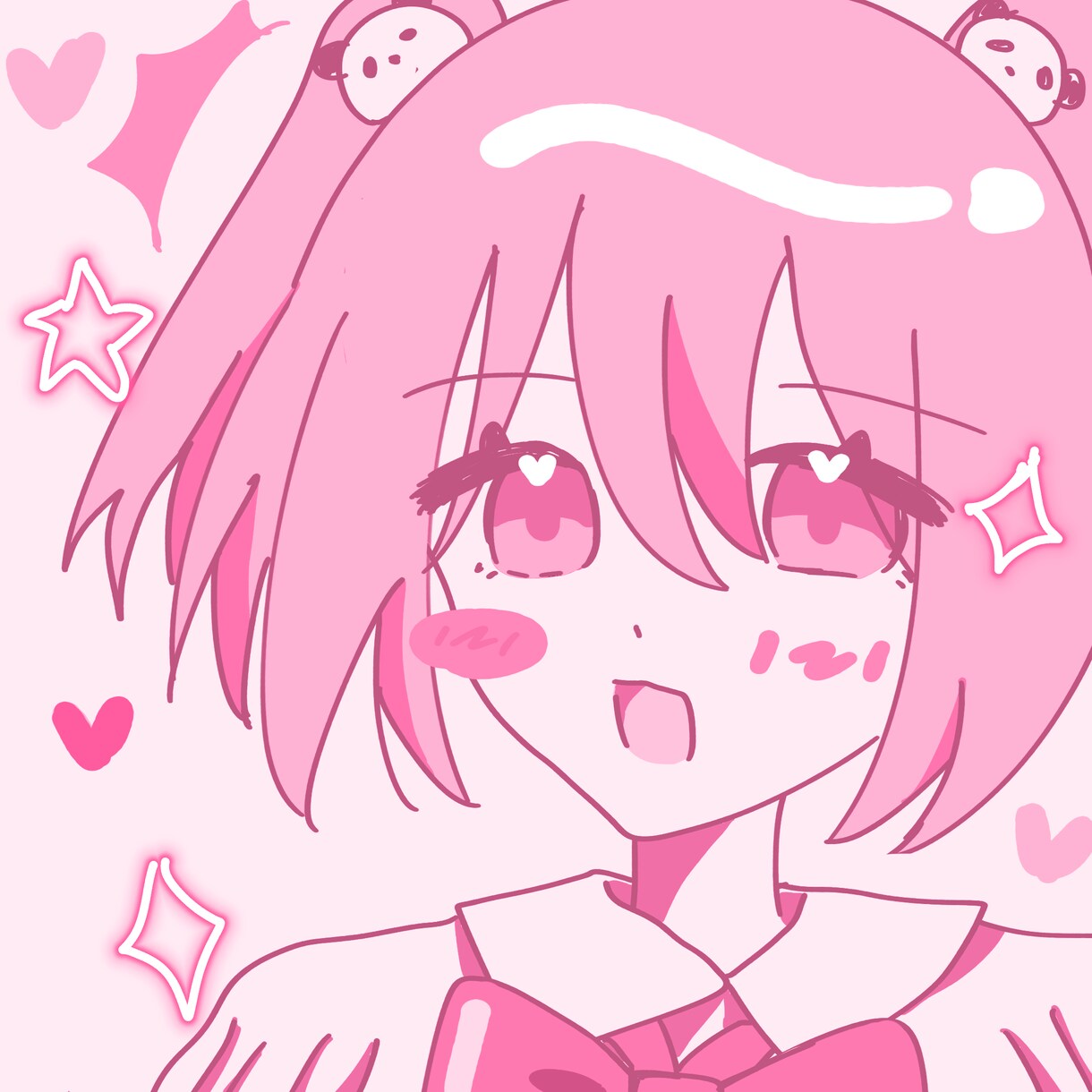 かわいい一枚絵イラストを制作しますます アイコンや鑑賞用に使えるやさしいイラストです イメージ3