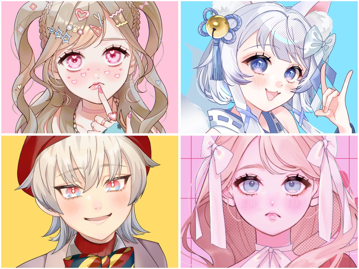 期間限定価格！！可愛いSNS用アイコン描きます 可愛くて印象に残るイラストが得意です。 イメージ6