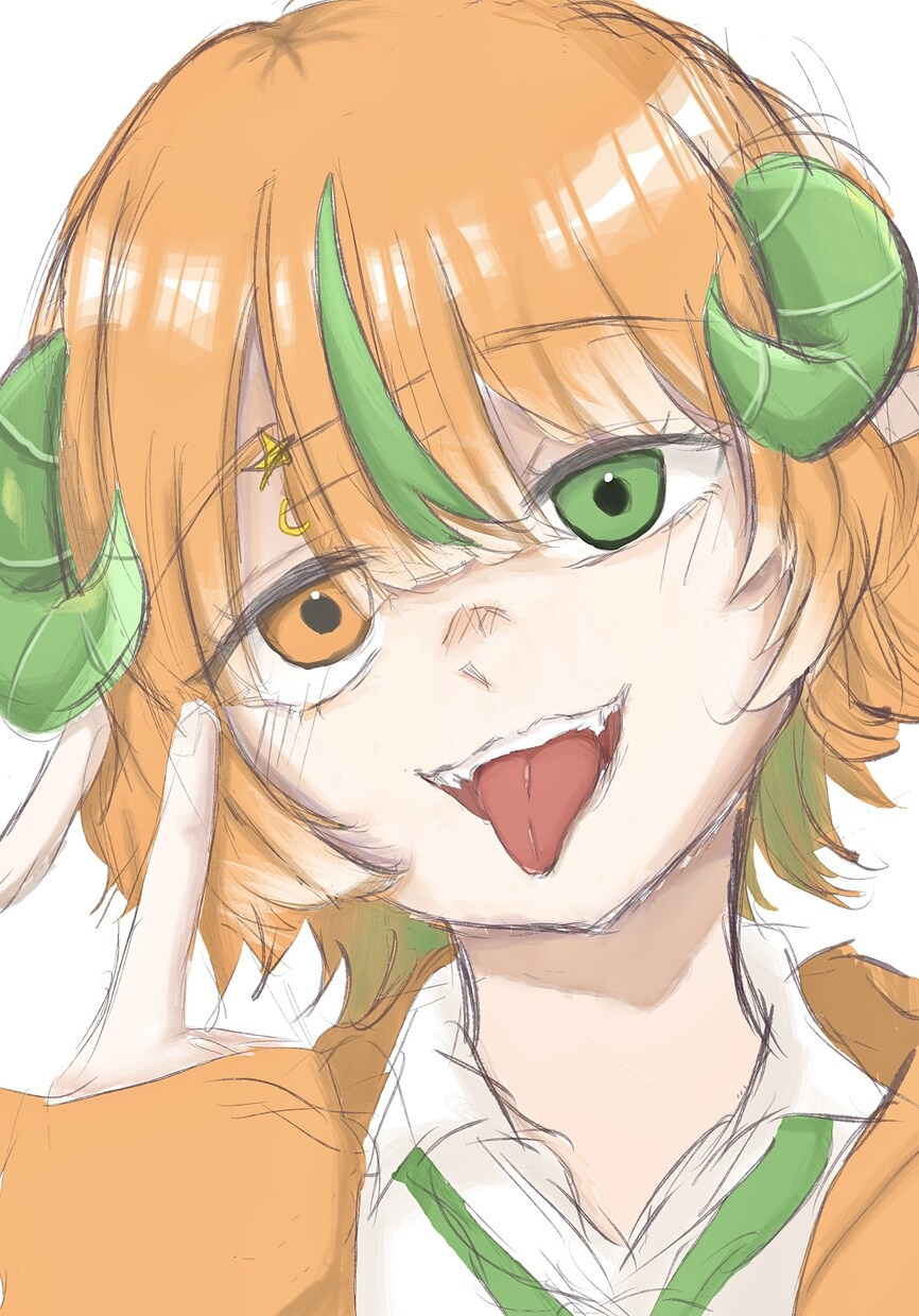 ご希望に沿ったイラスト作成いたします 歌みたサムネやアイコン、1枚絵、立ち絵等ご依頼ください◜ω◝ イメージ5