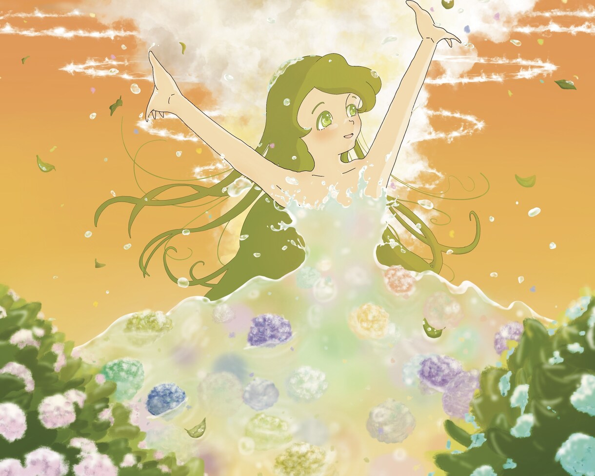 柔らかいタッチで仕上げます 人物はもちろん背景も描けます！ イメージ2