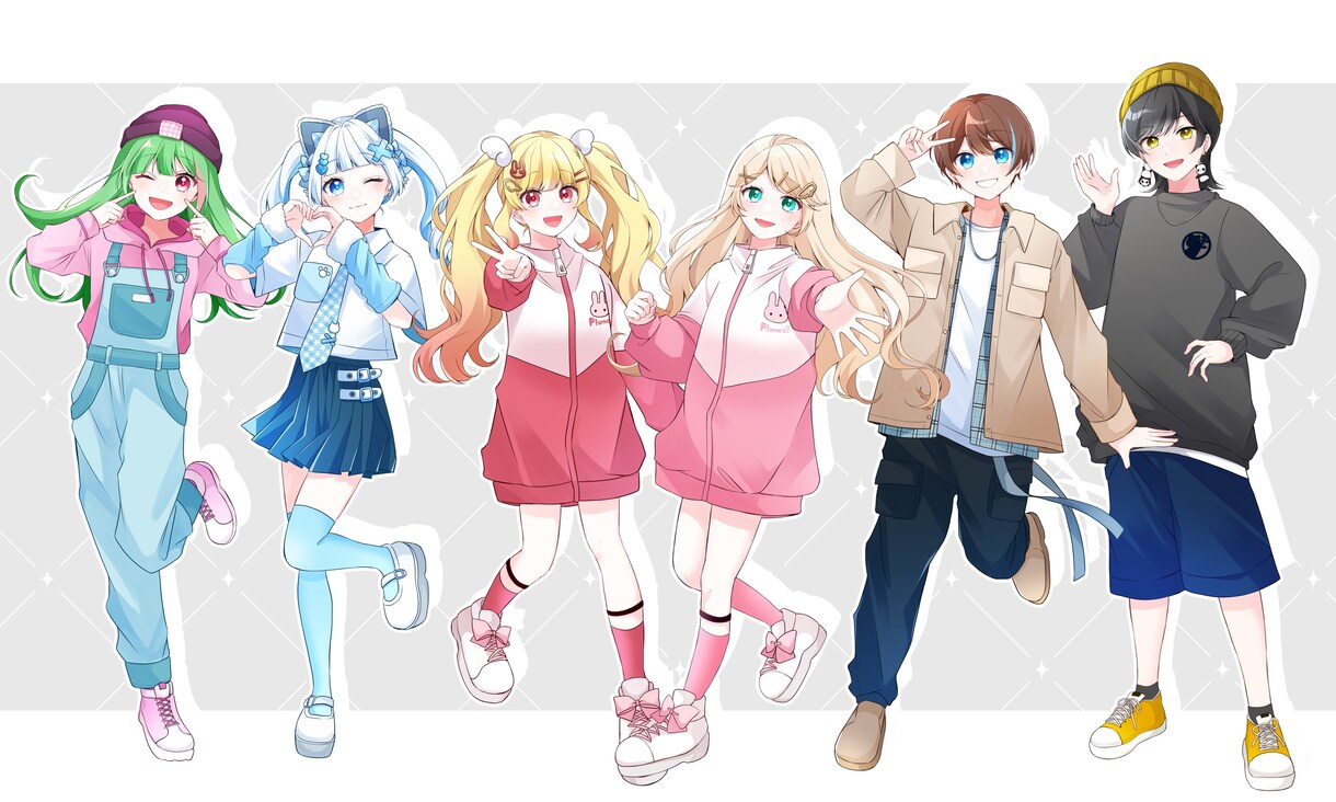 カッコ可愛い様々な場面で使用できるイラスト描きます 可愛い、カッコ可愛いイラストが得意です♪ イメージ5