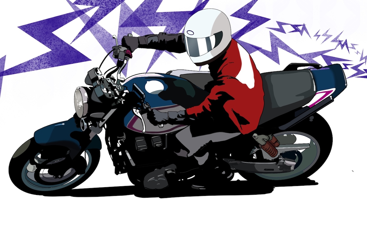 貴方の愛車、オートバイのイラストを描きます プレゼントや、記念にいかがですか。ツーリングイベントにも。 イメージ1
