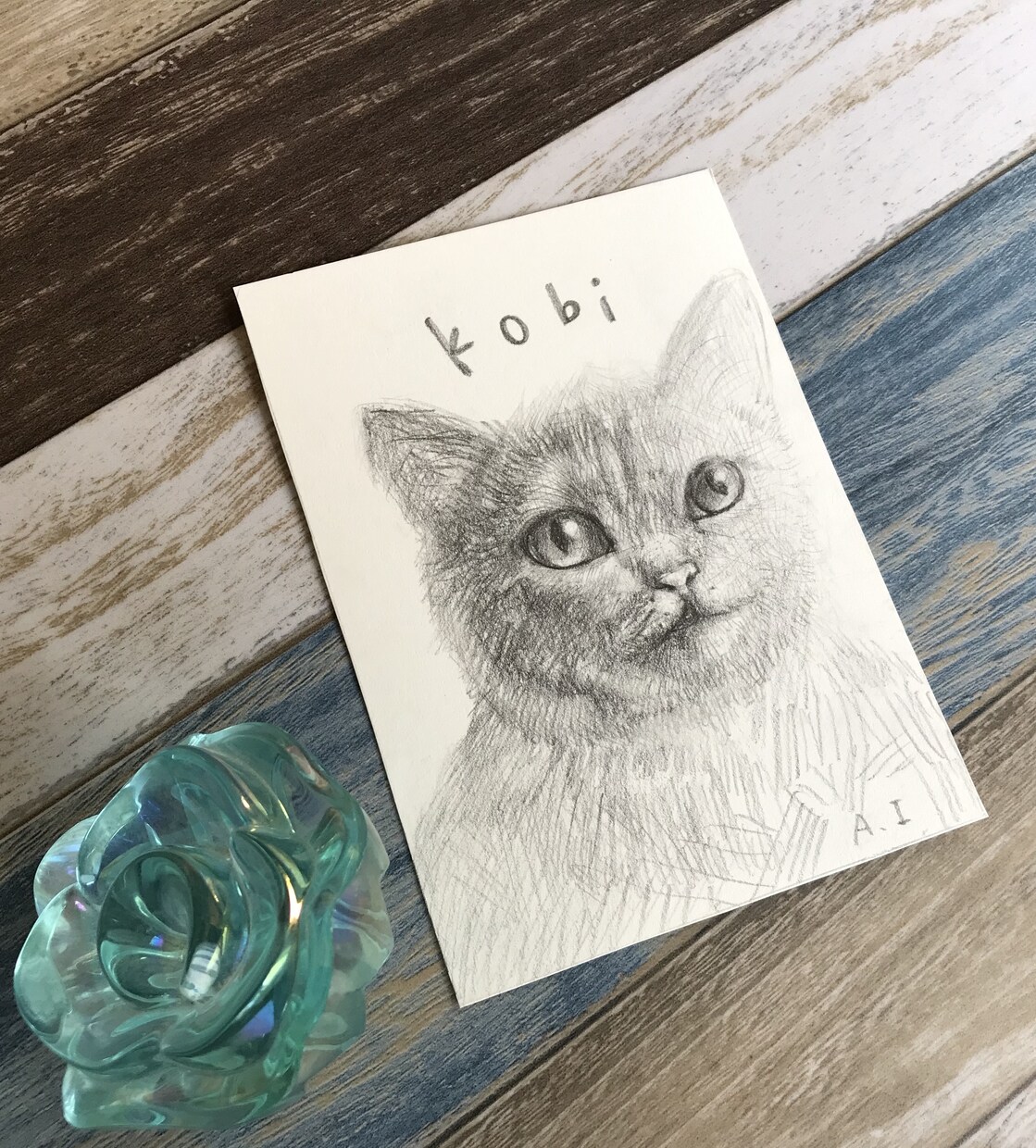 大切な人、ペットの肖像画描きます 還暦、結婚祝いなど、思い出を絵に残しませんか。 イメージ3