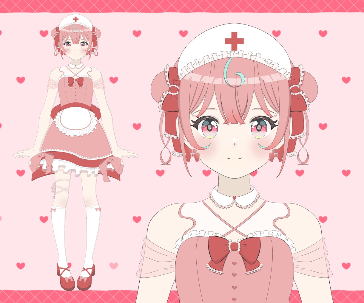 全工程込み！可愛いVtuberモデル制作致します キャラデザ・Live2D・修正無制限・著作権譲渡・全工程制作 イメージ4