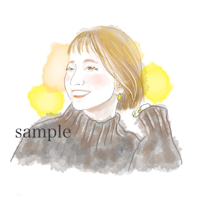 オシャレな水彩風タッチで似顔絵描きます アイコンや挿絵にも◎あなたの「なりたい」イメージで♩ イメージ4