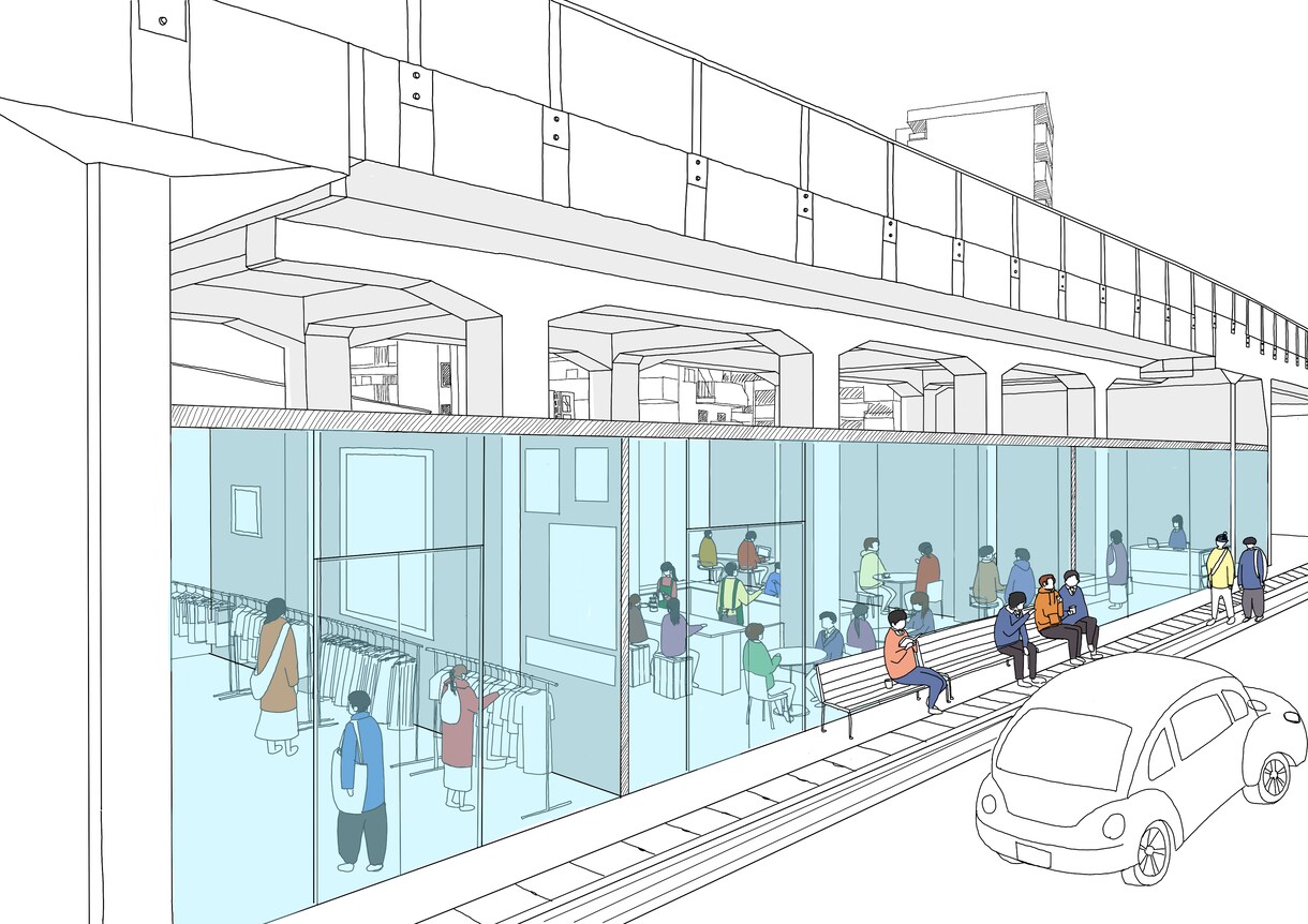 建築のパースを製作いたします 建築空間の魅力を手描きパースで表現します！ イメージ7