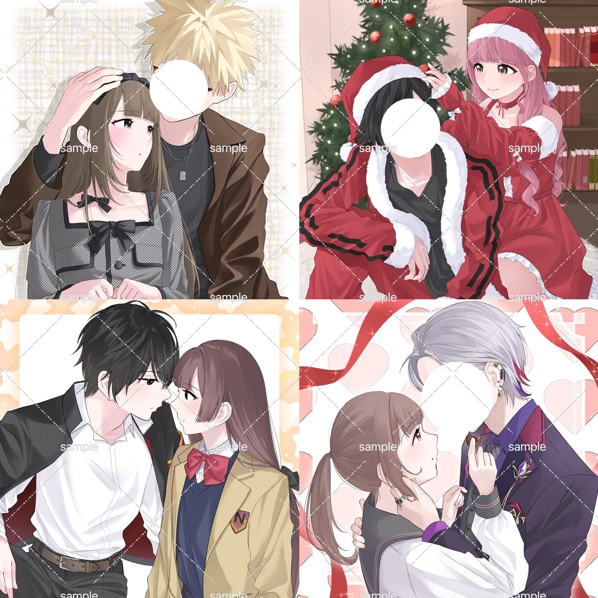 夢絵やカップルを主に様々なイラストをお描きします アイコン 1枚絵  ヘッダー サムネ 立ち絵 イメージ1