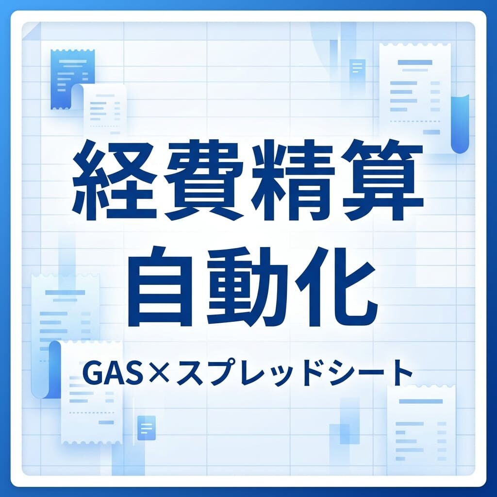 GASで経費精算を完全自動化します レシートOCR+承認フロー+月次レポートを自動化 イメージ1