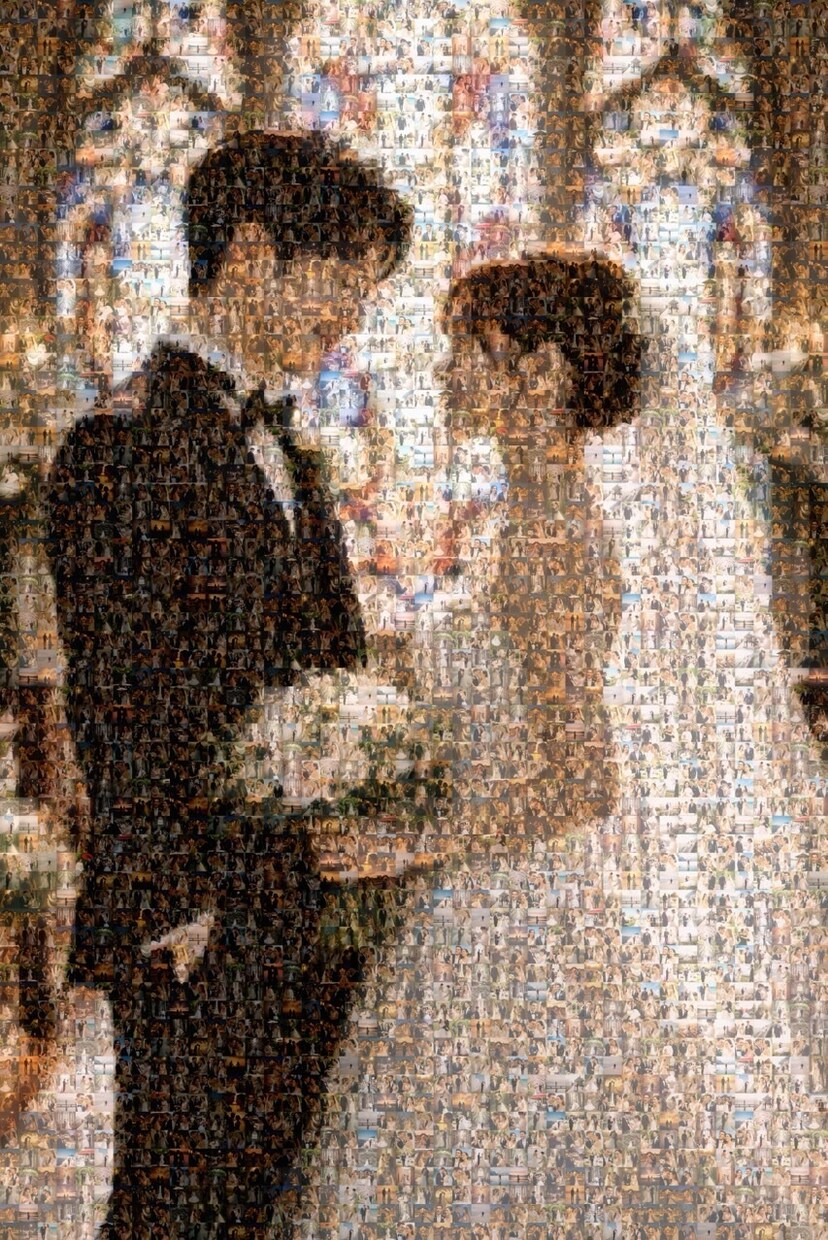他とはかぶらない演出！モザイクアート動画作成します 【ラスト40秒に注目】結婚、余興、卒業、送別、お祝いに最適！ イメージ10