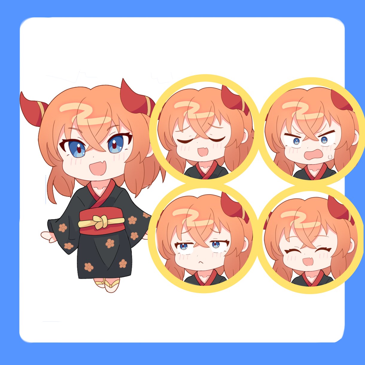 かわいいミニキャラ描きます 商用利用、二次利用OK サムネ、グッズ、動画用立ち絵などに イメージ2