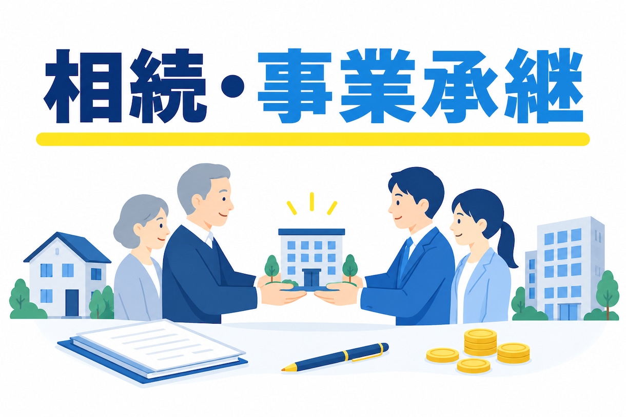 相続・事業承継に関するご相談にのります 相続・事業承継でお悩みの方、できるだけ節税したい方 イメージ1